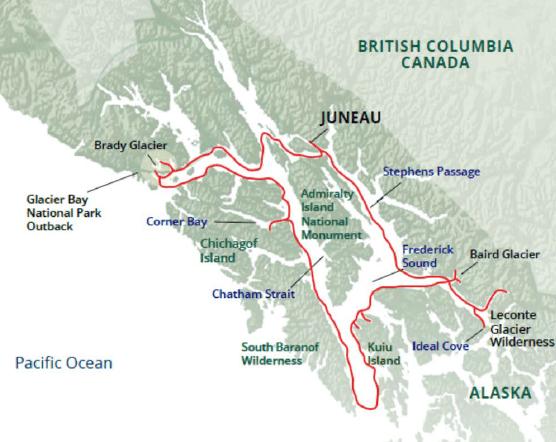 Wild, Woolly & Wow Itinerary Map