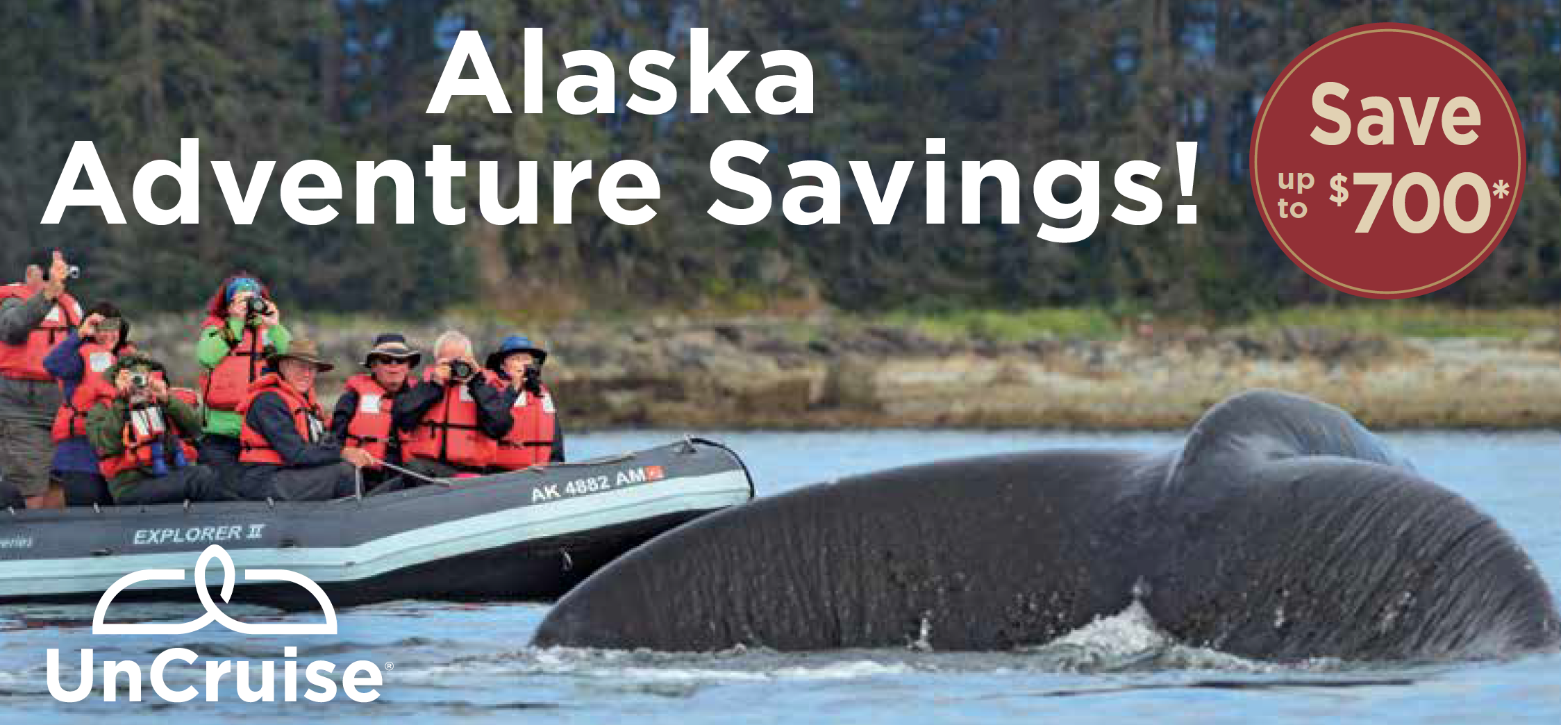 Save up to $700 on Alaska Adventure Savings